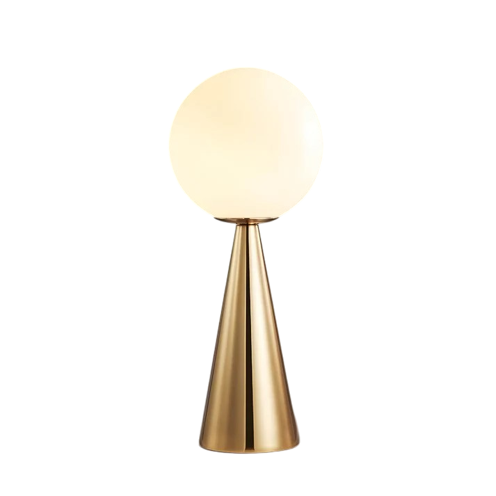 Tischlampe Glas Kugel | E14 | LED | Warmweiß