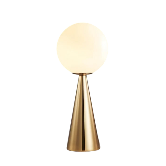 Tischlampe Glas Kugel | E14 | LED | Warmweiß