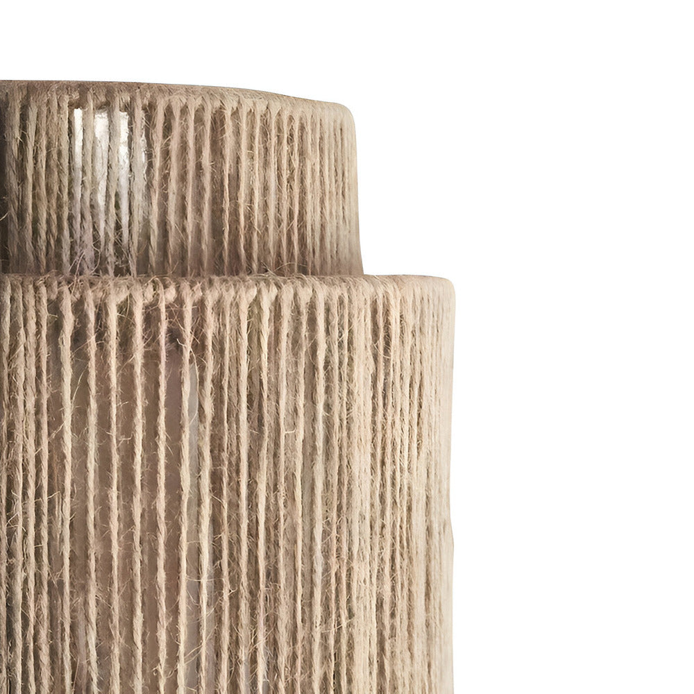 Wandleuchte | Hanfseil & E27 Fassung | Rustikal & Dekorativ