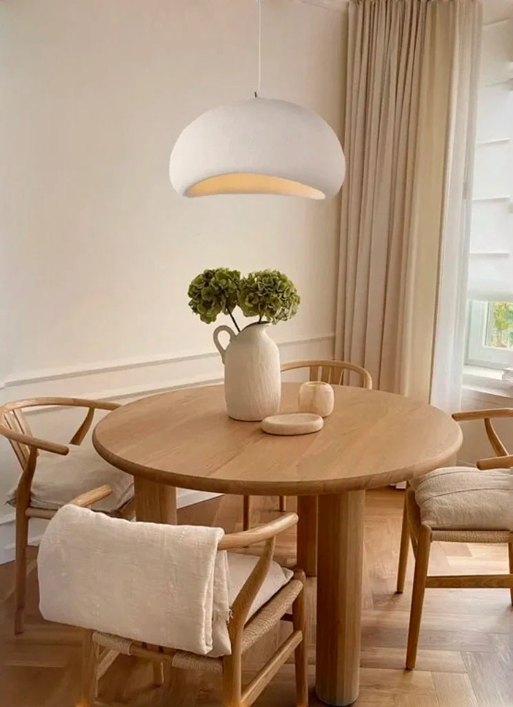 Pendelleuchte | Wabi Sabi & Japandi | Warmweißes Licht | Wohnzimmer & Esszimmer