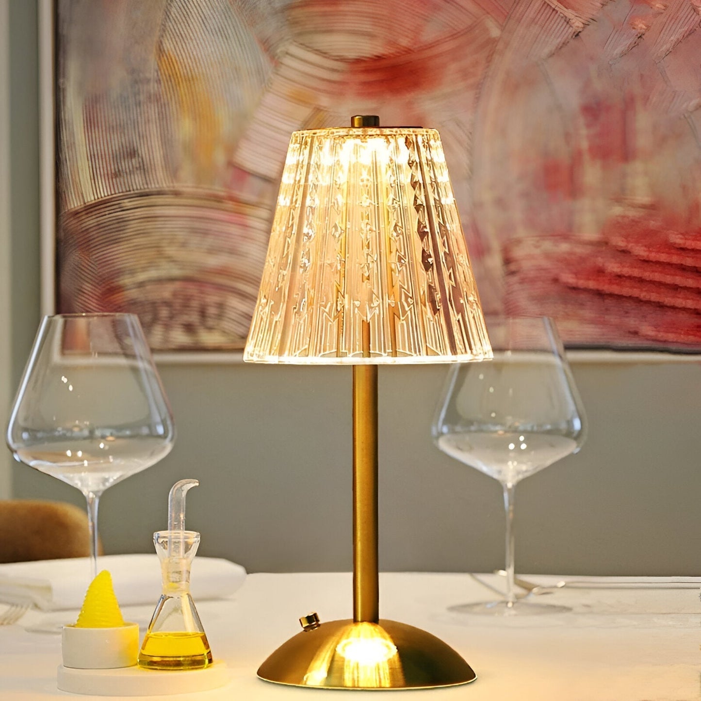LED-Tischlampe Kabellos | Wiederaufladbar | Touch | 3 Lichtfarben