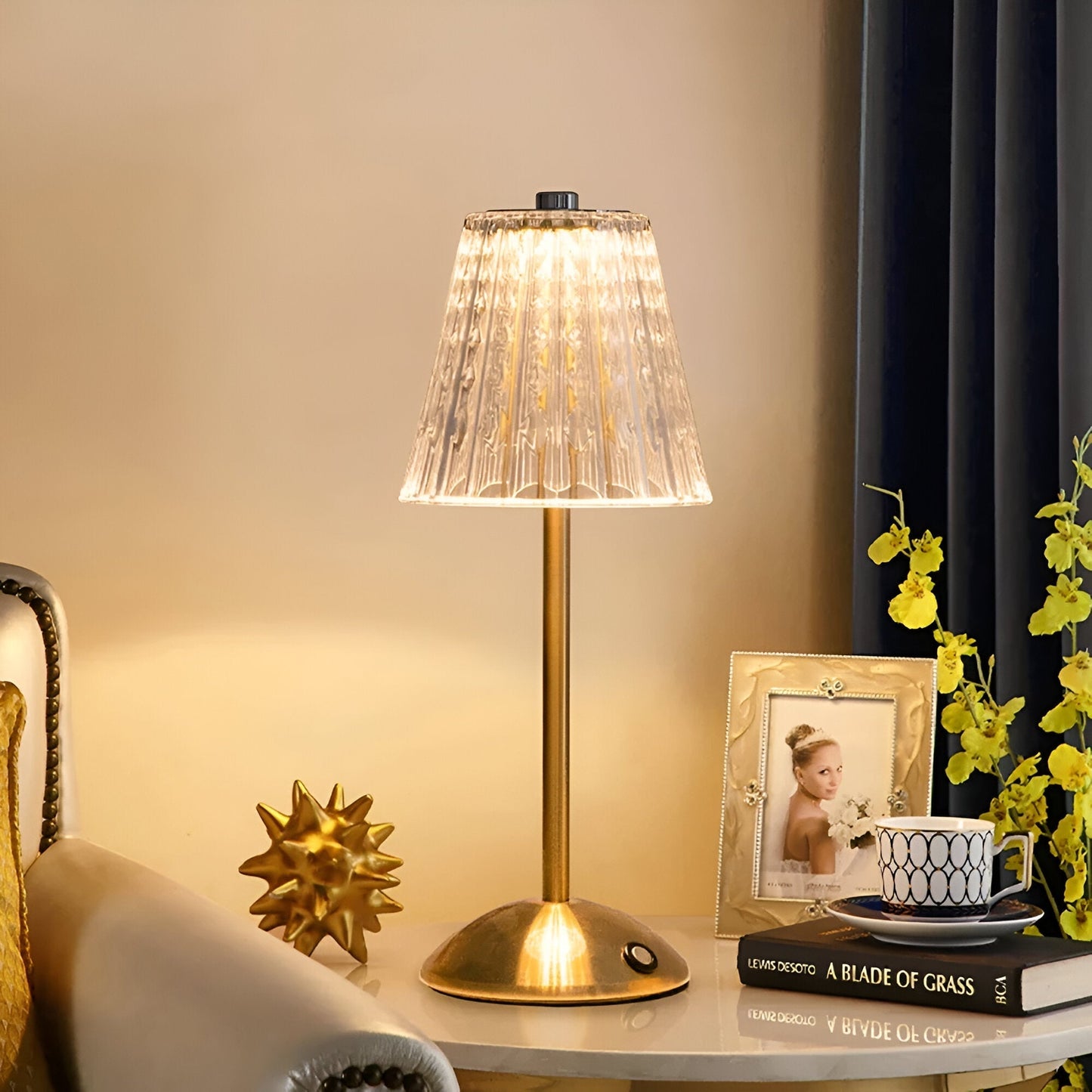 LED-Tischlampe Kabellos | Wiederaufladbar | Touch | 3 Lichtfarben