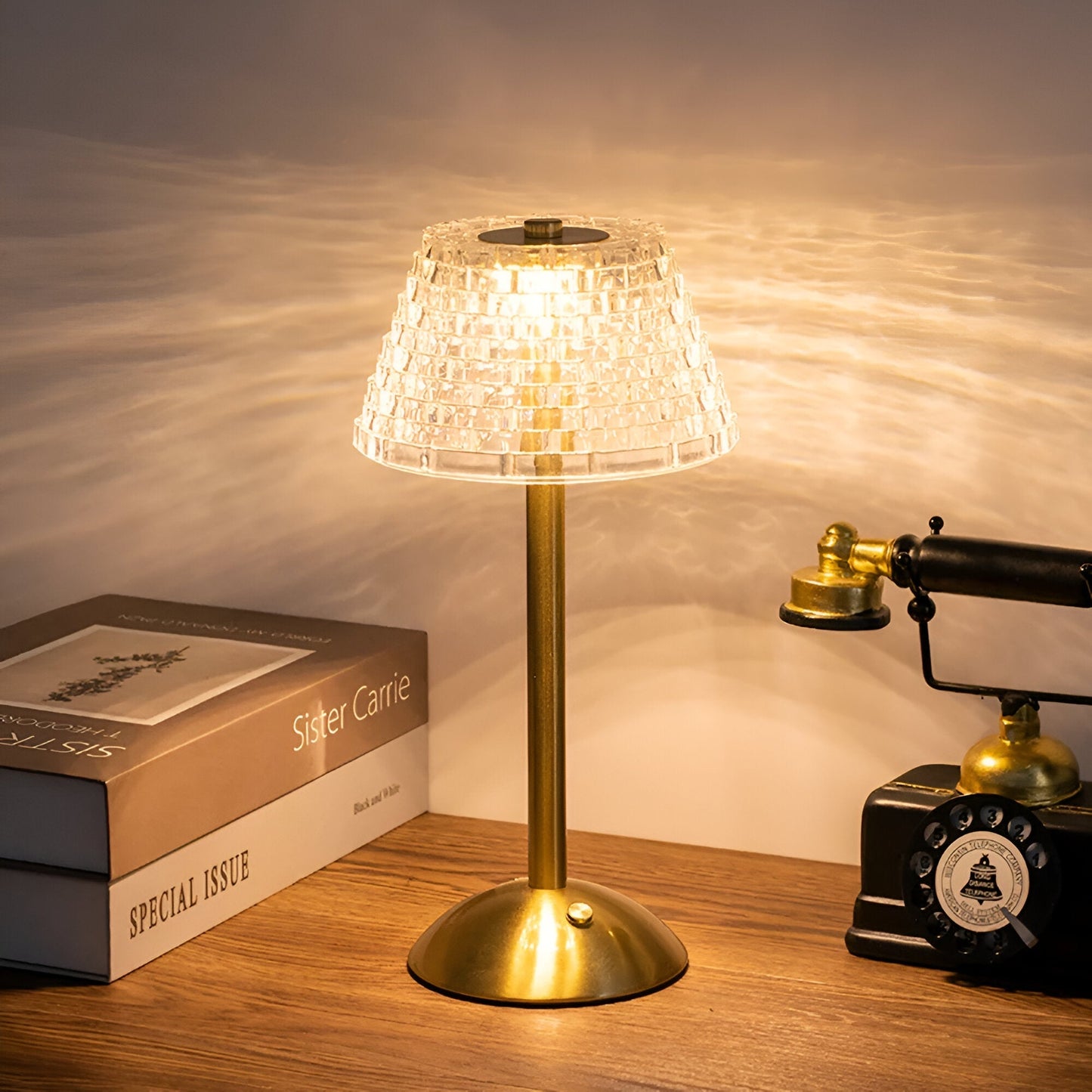 LED-Tischlampe Kabellos | Wiederaufladbar | Touch | 3 Lichtfarben