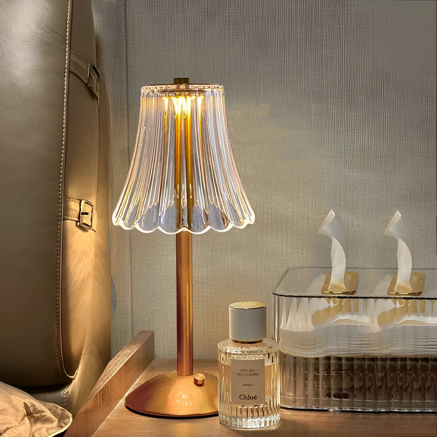 LED-Tischlampe Kabellos | Wiederaufladbar | Touch | 3 Lichtfarben