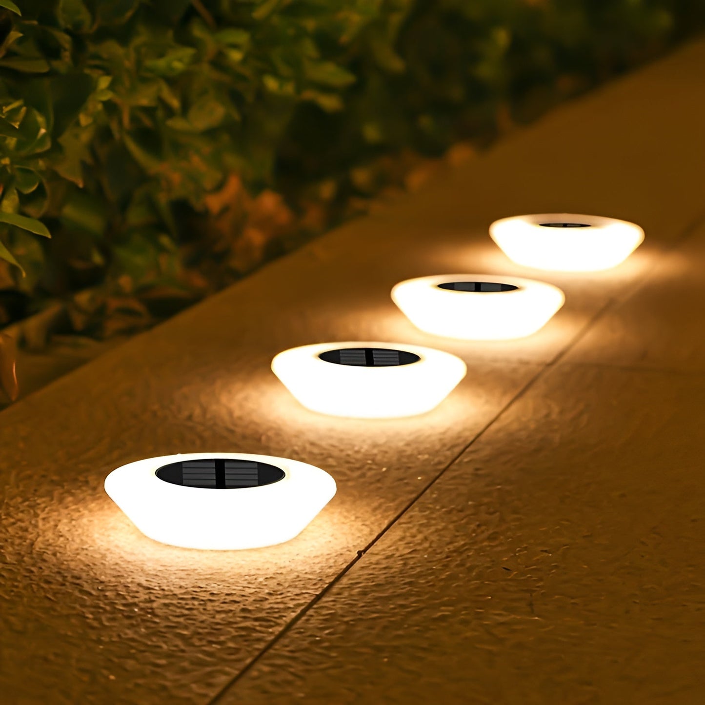 Solar-Bodenleuchte Rund | LED | IP65 | Garten & Wege