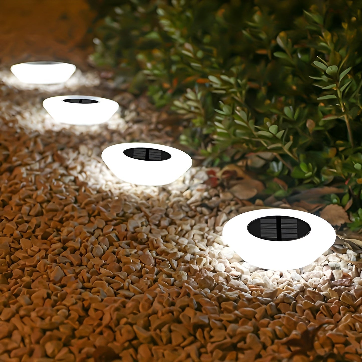 Solar-Bodenleuchte Rund | LED | IP65 | Garten & Wege