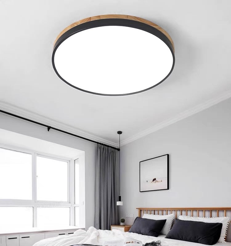 LED-Deckenlampe | Rund & Flach | Wohnzimmer & Schlafzimmer | Effiziente LEDs