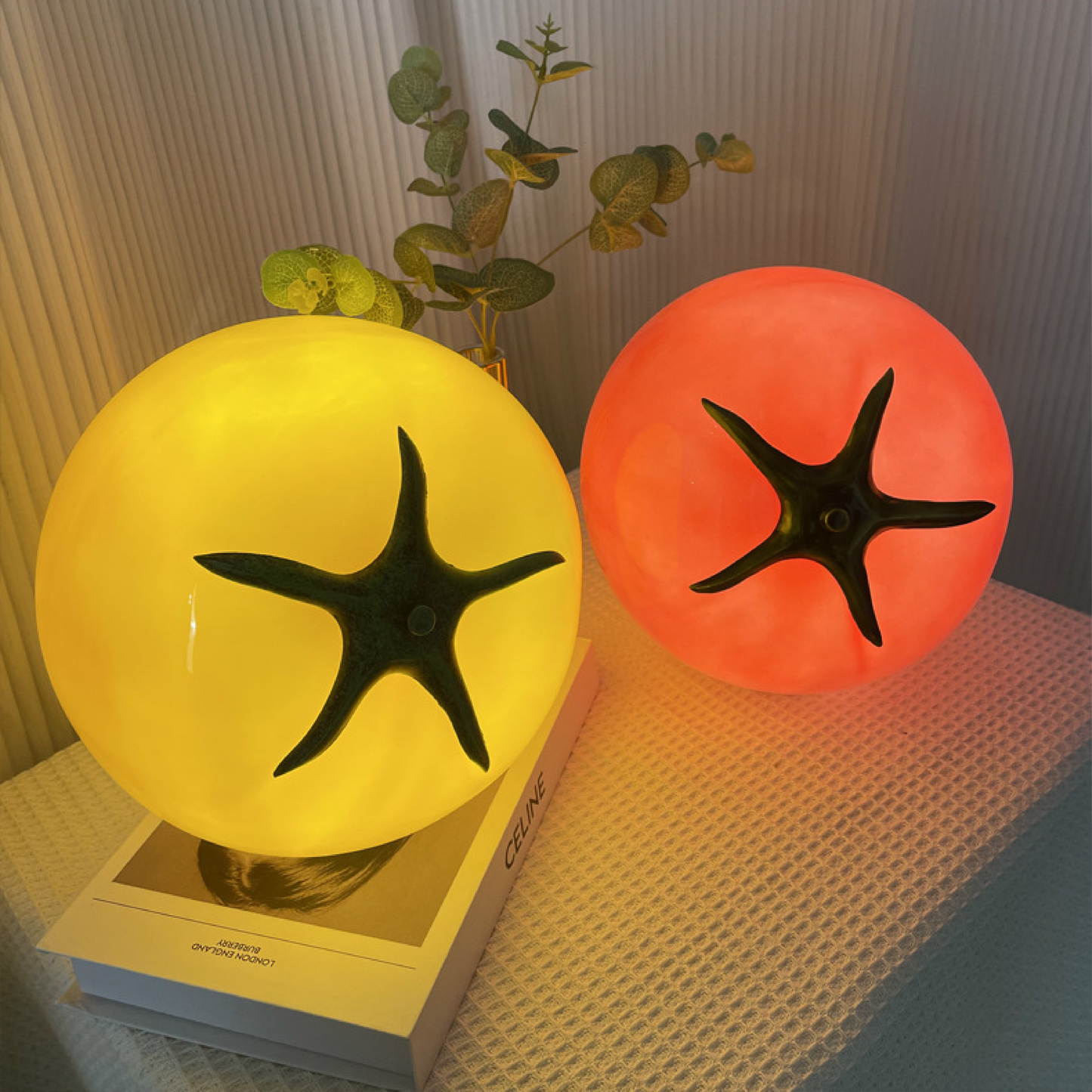 Tischlampe Tomate Design | LED | Warmweiß | Dekorativ