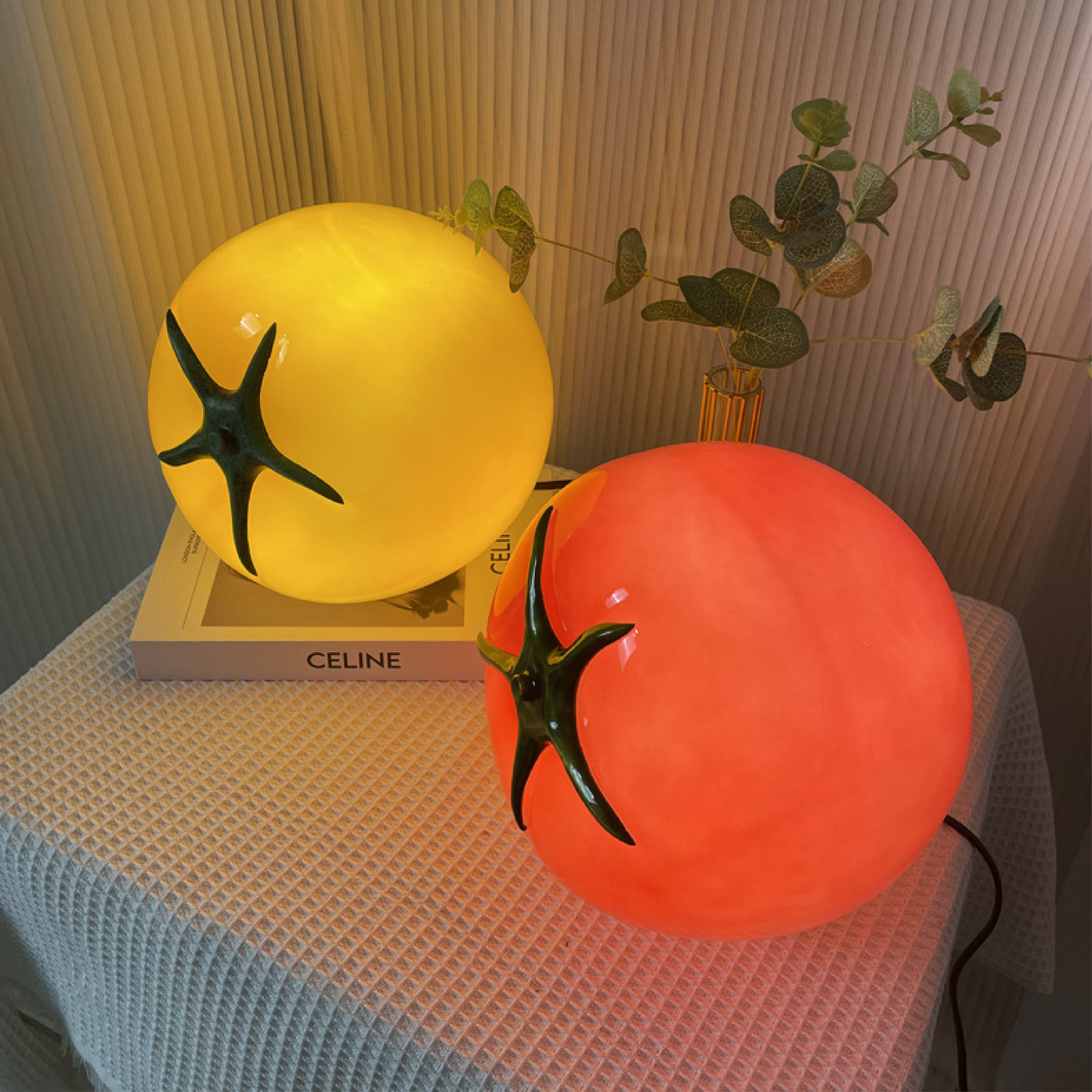 Tischlampe Tomate Design | LED | Warmweiß | Dekorativ