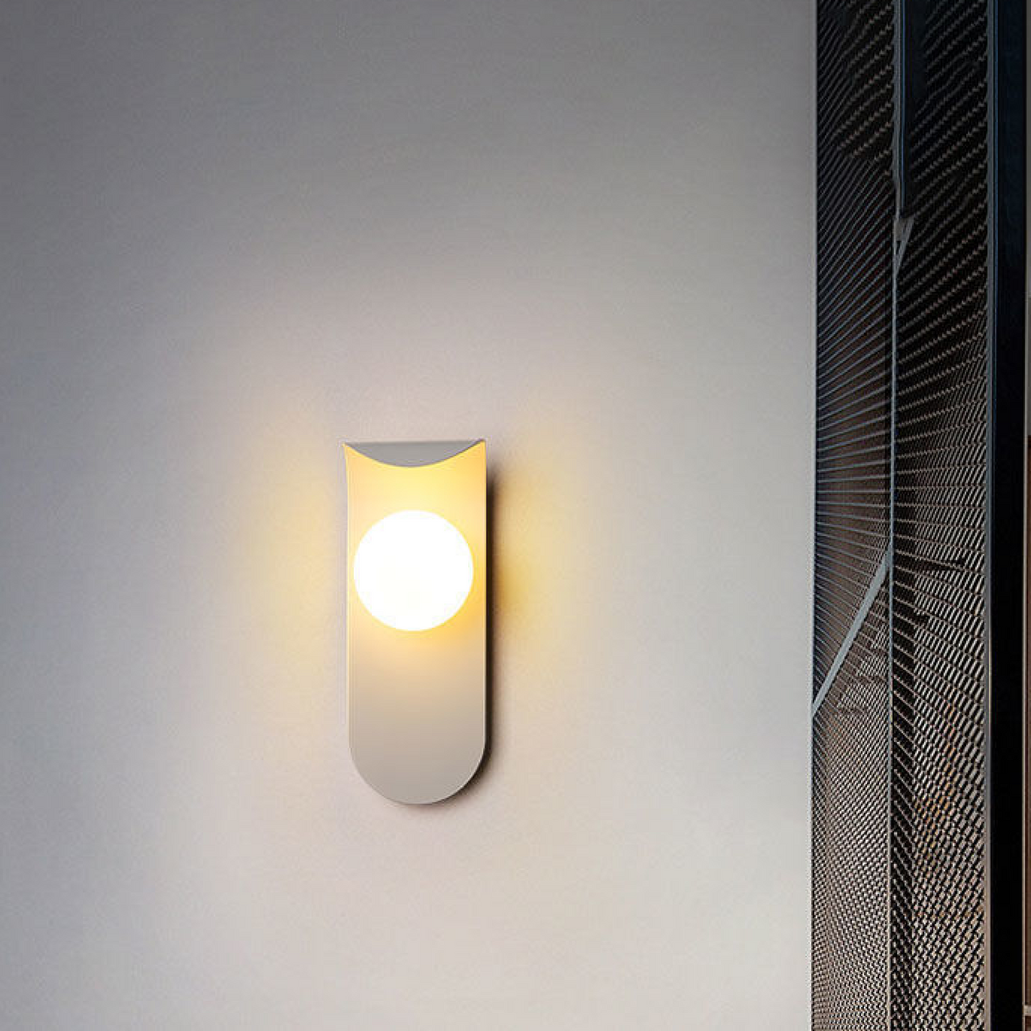 Wandleuchte Skandinavisch | Glas Metall | G9 | 3000K Warmweiß