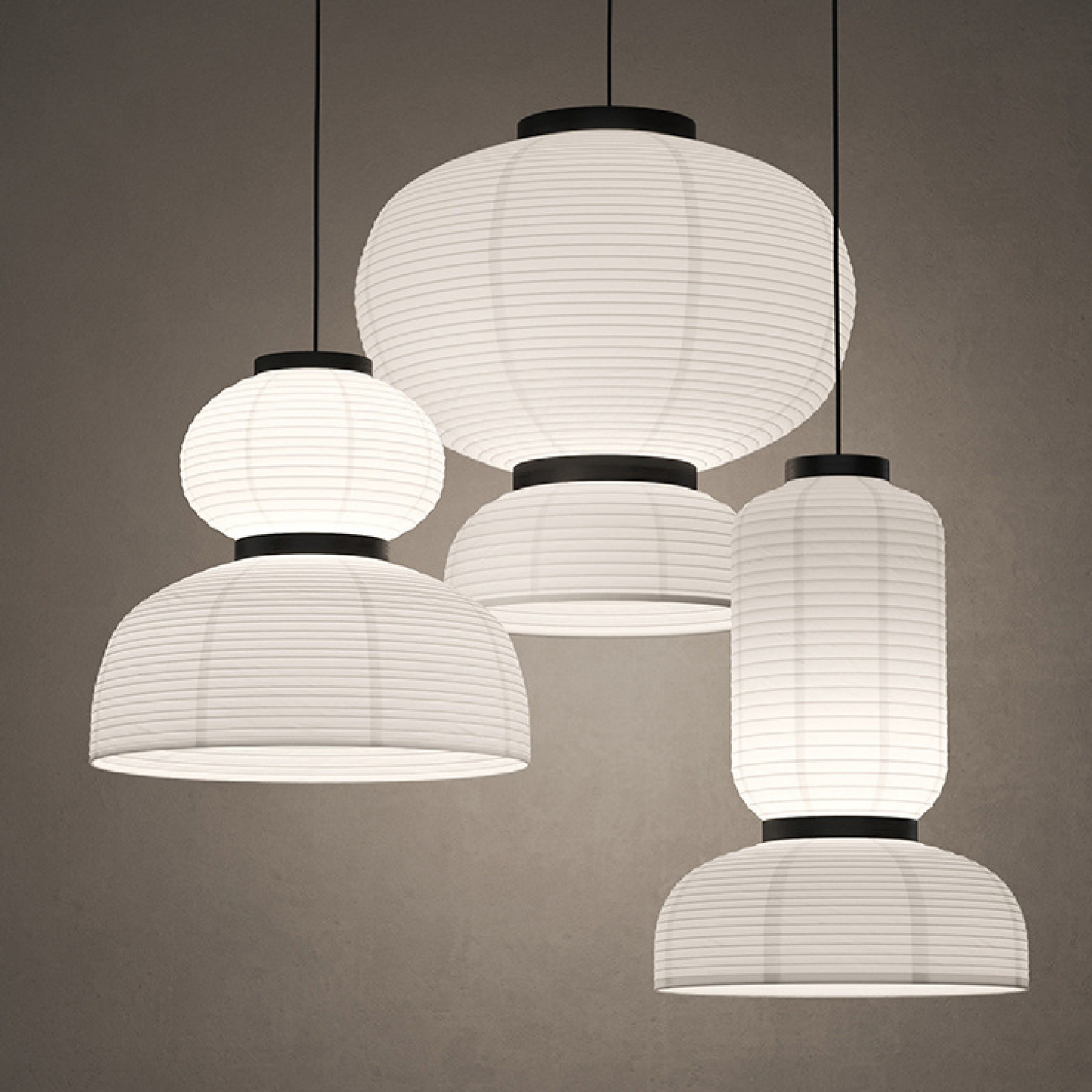 Pendelleuchte Stoff Wabi-Sabi | E27 | LED | Warmweiß