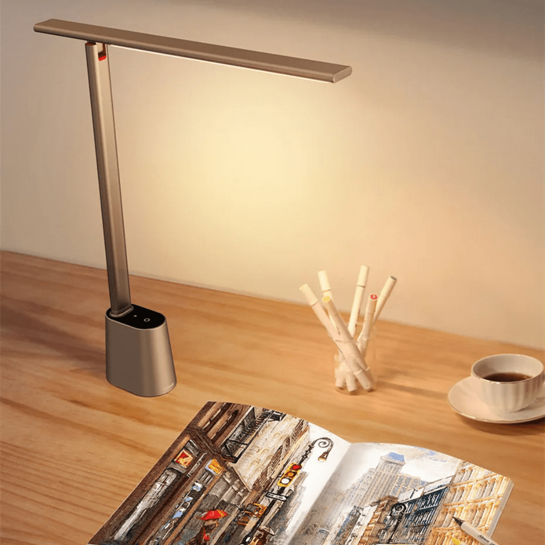 Faltbare LED-Schreibtischlampe | Wiederaufladbar | Dimmbar | Kabellos