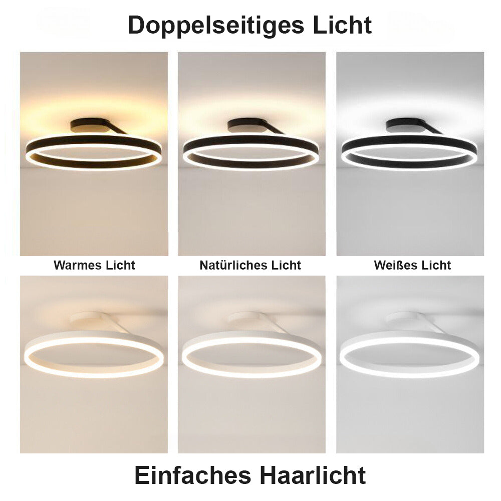 LED-Deckenleuchte | Modernes Metall-Design | Wohnzimmer & Esszimmer