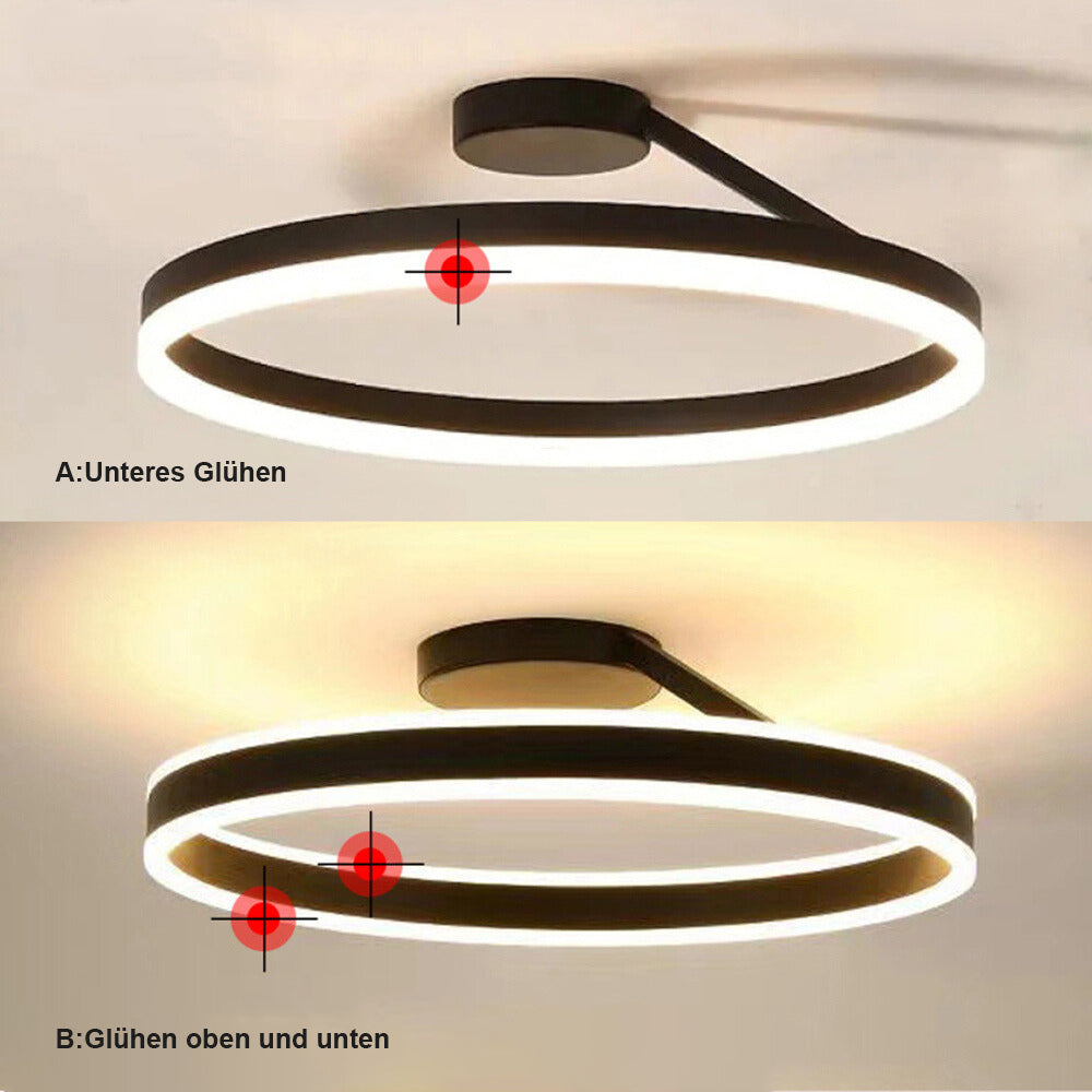 LED-Deckenleuchte | Modernes Metall-Design | Wohnzimmer & Esszimmer