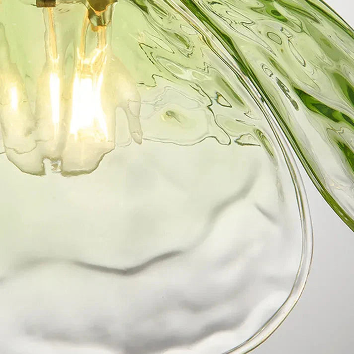 Glas-Pendelleuchte Blütenform | E27 LED | Modern & Elegant | Warmweiß