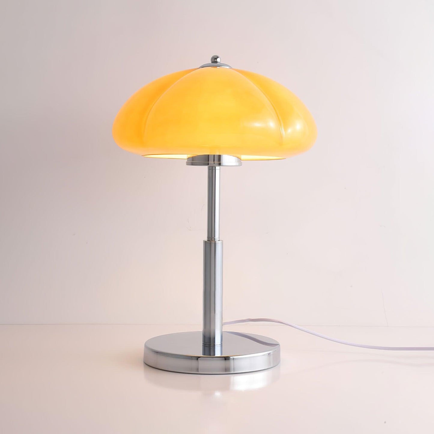 Tischlampe Pilz-Design | Bauhaus-Stil | E27 LED-Licht | Warmweiß
