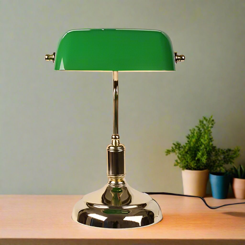 Glas-Tischlampe | Europäischer Stil | E27 LED-Licht | Warmweiß