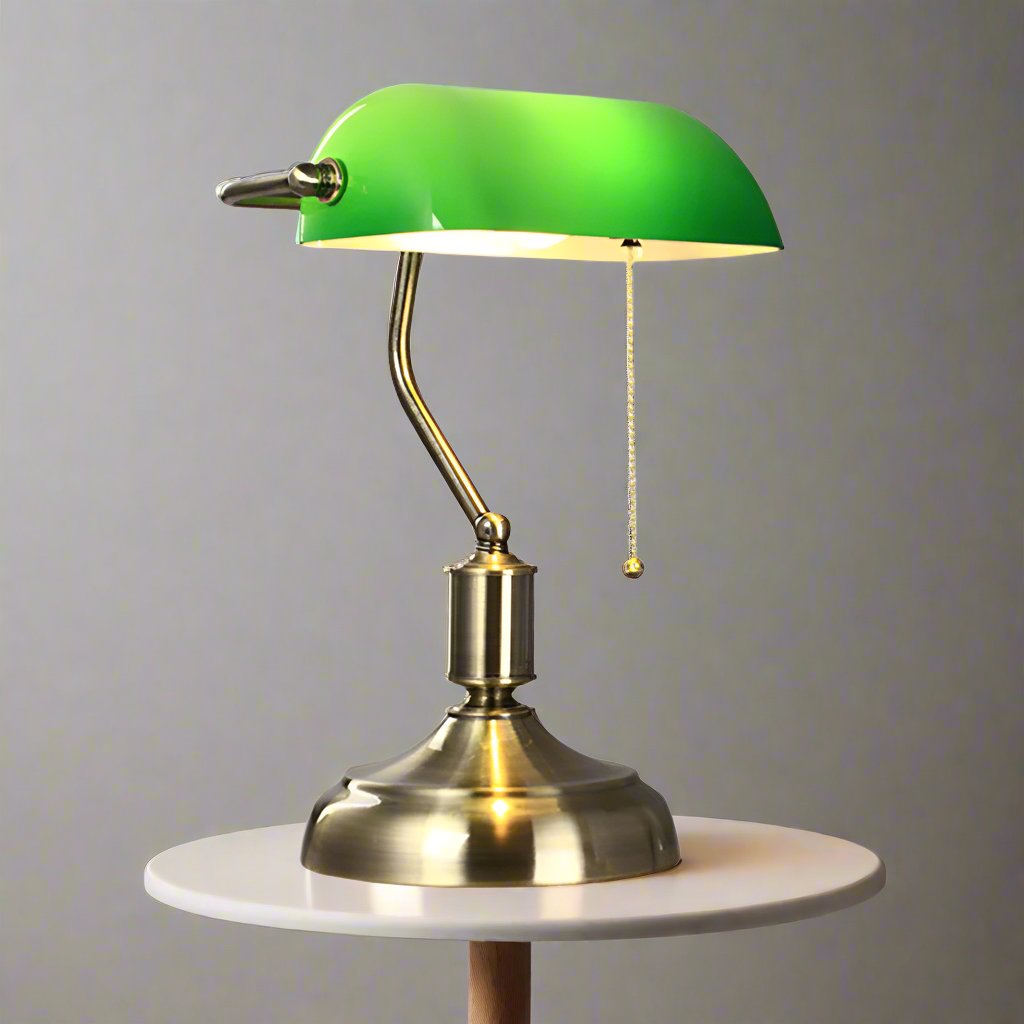 Glas-Tischlampe | Europäischer Stil | E27 LED-Licht | Warmweiß