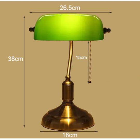 Glas-Tischlampe | Europäischer Stil | E27 LED-Licht | Warmweiß