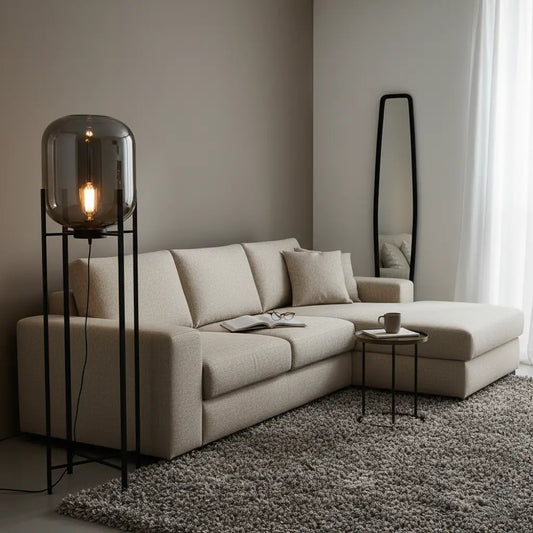 Stehlampe | Modern & Industrial | Dimmbar | Wohnzimmer & Schlafzimmer