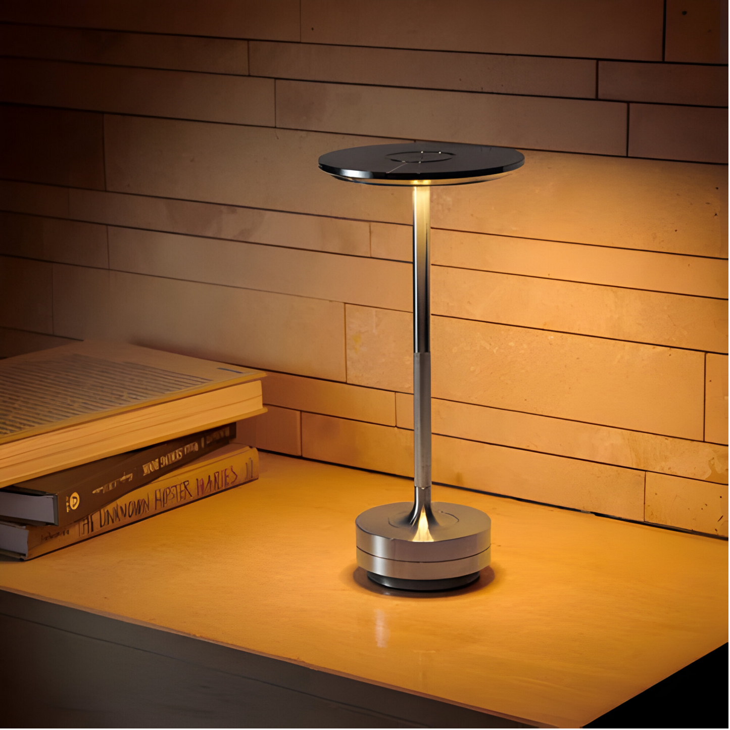 LED-Tischlampe Kabellos | Dimmbar 3 Stufen | Modern | USB