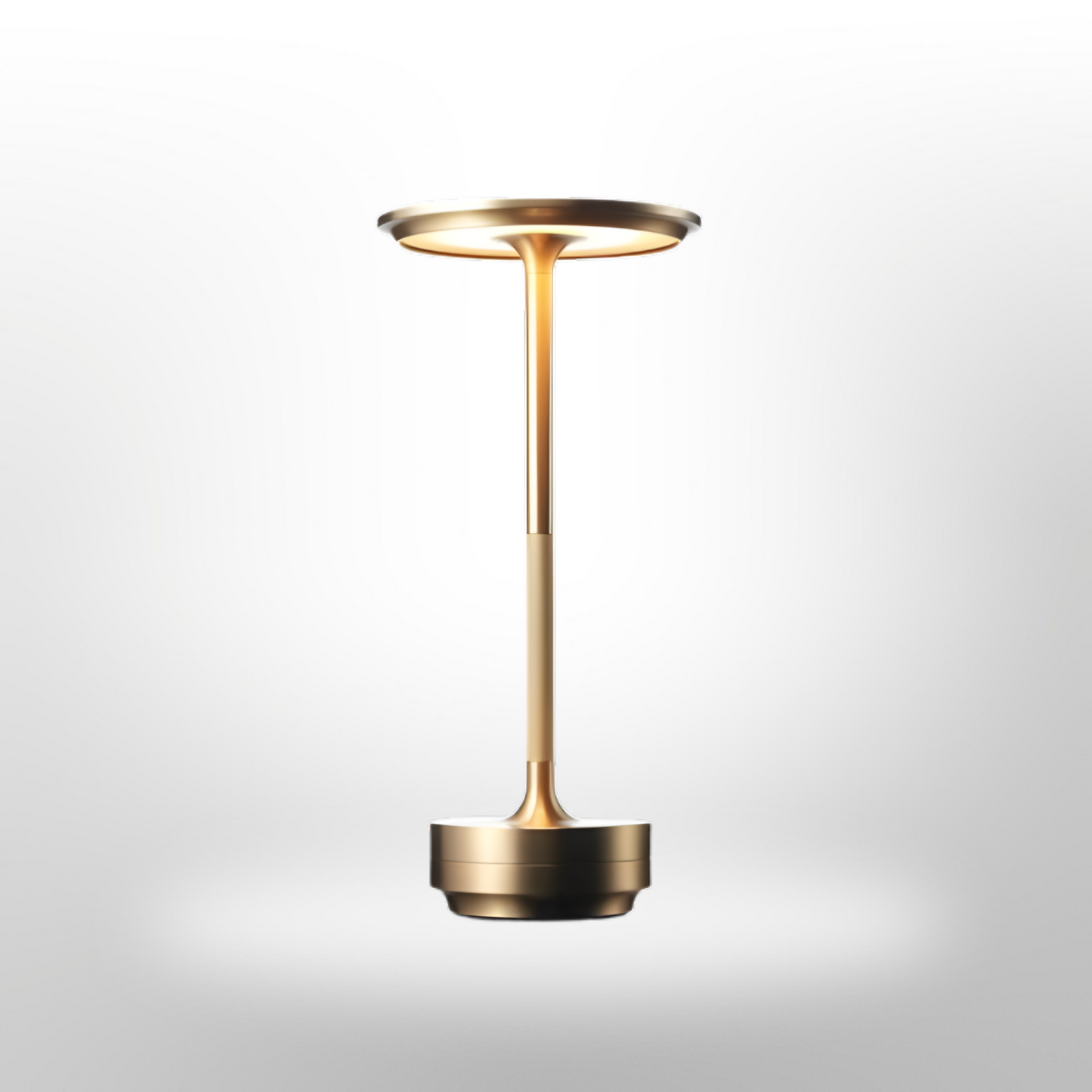 LED-Tischlampe Kabellos | Dimmbar 3 Stufen | Modern | USB