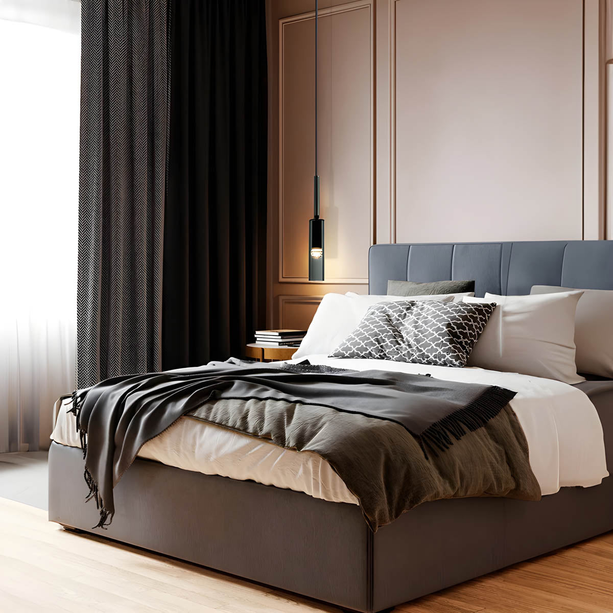 Kristall-Pendelleuchte | Glas & Metall | E27 LED-Licht | Modern & Elegant