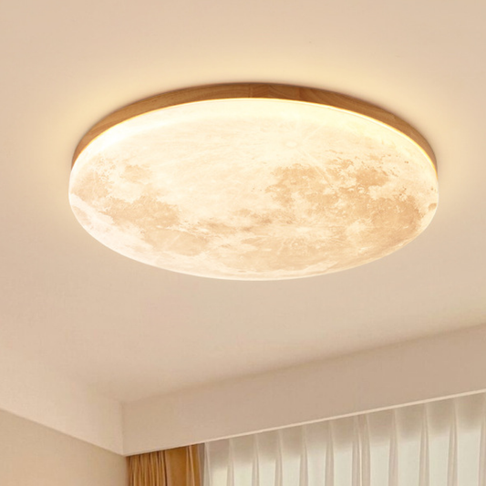 LED Deckenleuchte Mond | Dimmbar | Modern | Rund