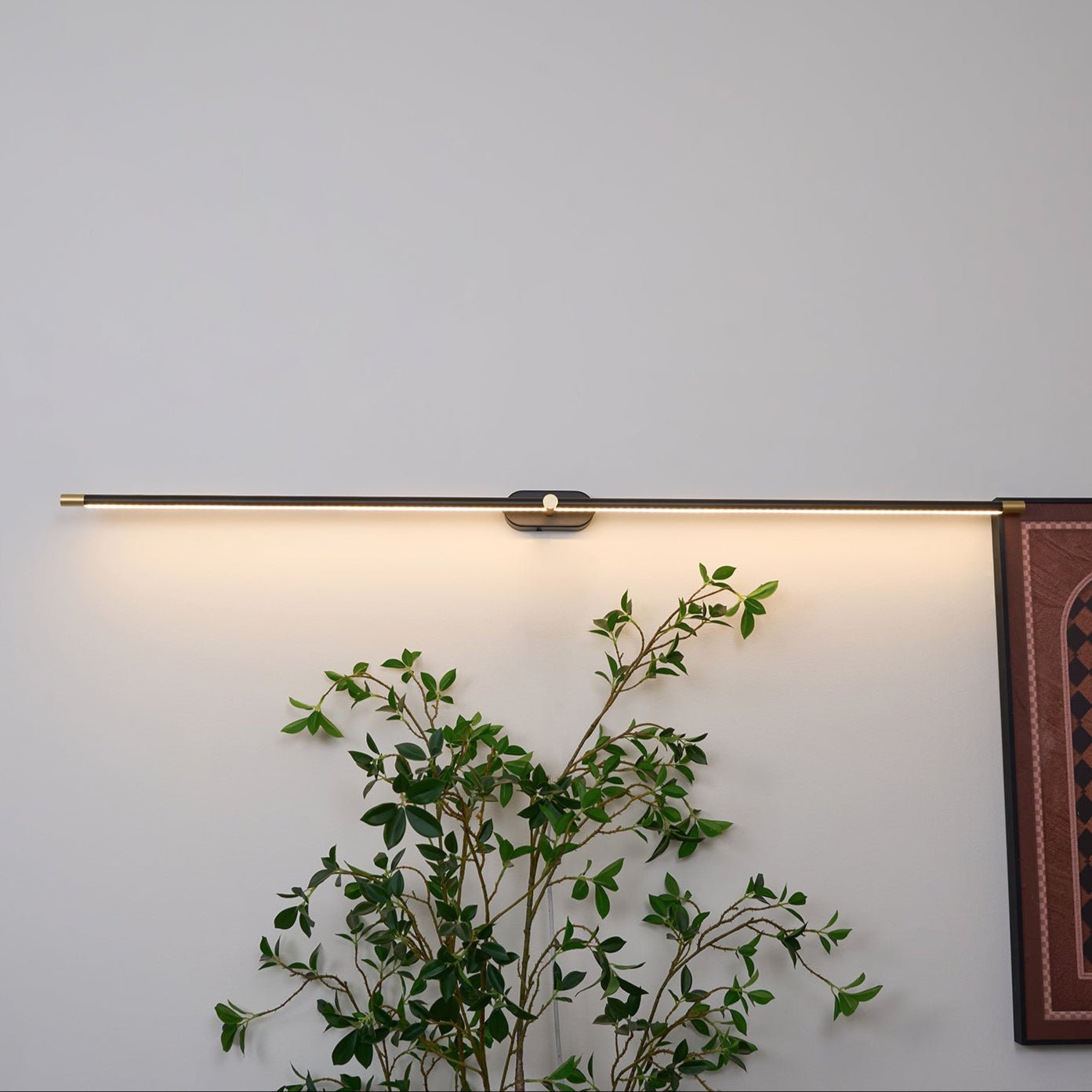 Wiederaufladbare LED-Wandleuchte | Linear & Minimalistisch | Modernes Lichtdesign