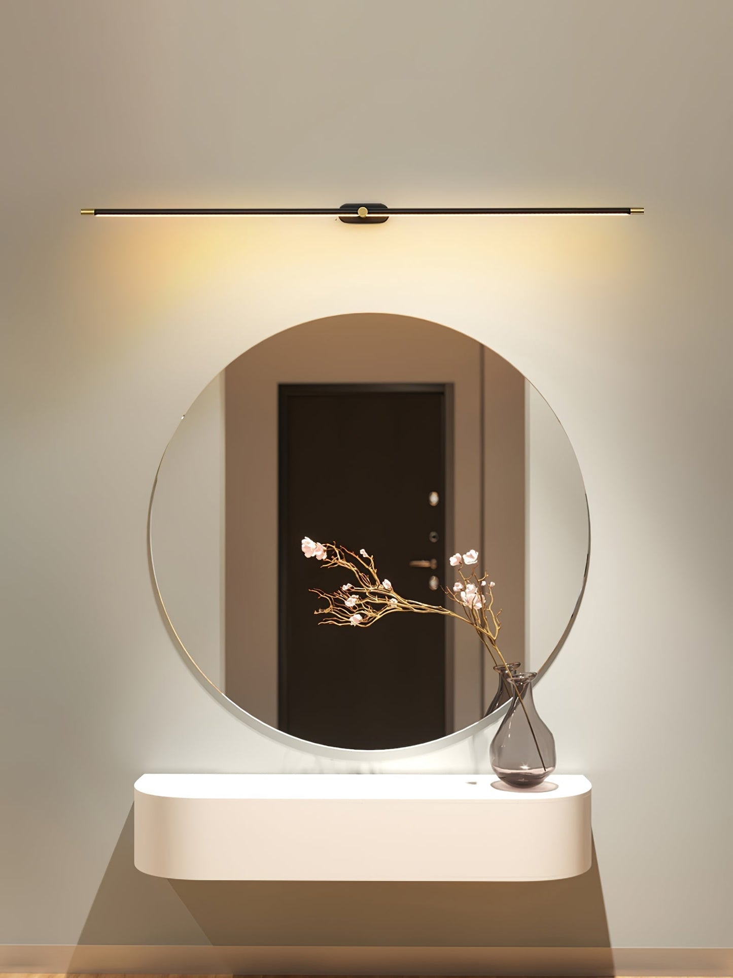 Wiederaufladbare LED-Wandleuchte | Linear & Minimalistisch | Modernes Lichtdesign