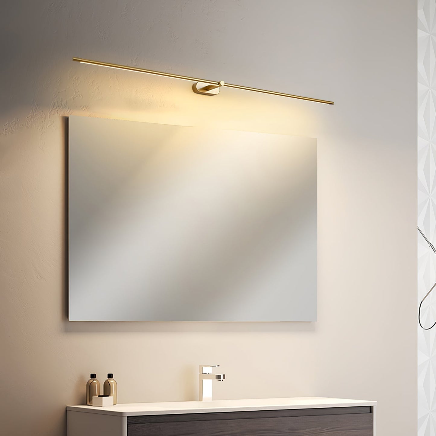 Wiederaufladbare LED-Wandleuchte | Linear & Minimalistisch | Modernes Lichtdesign