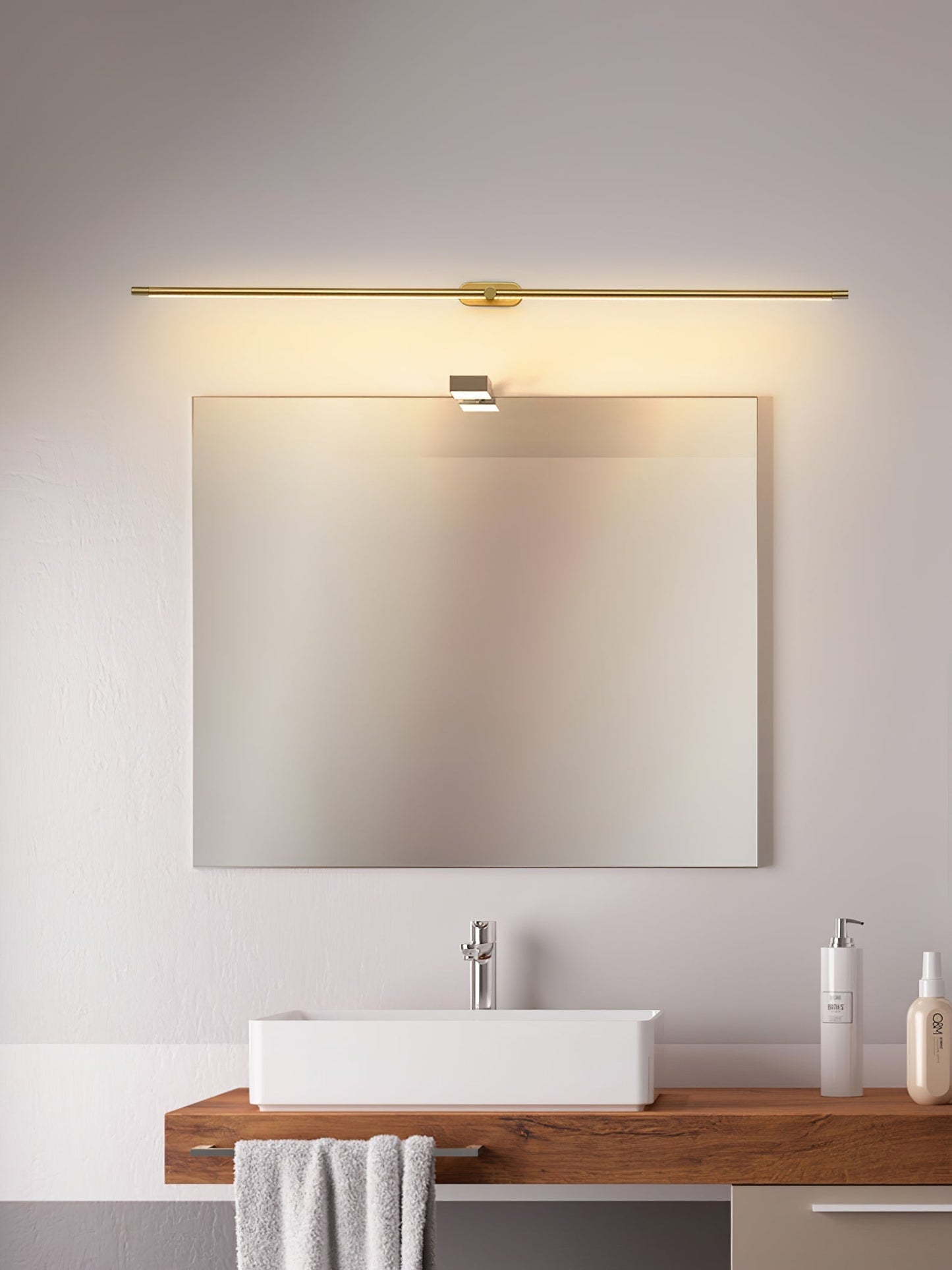 Wiederaufladbare LED-Wandleuchte | Linear & Minimalistisch | Modernes Lichtdesign
