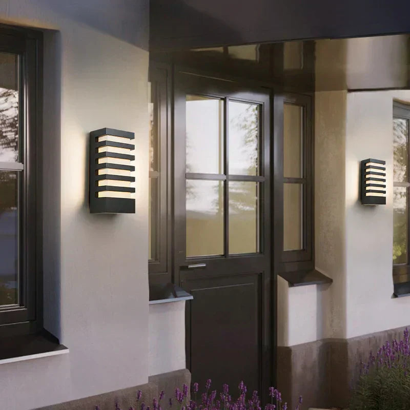 LED-Wandleuchte Außen | Aluminium | IP65 | Warmweiß