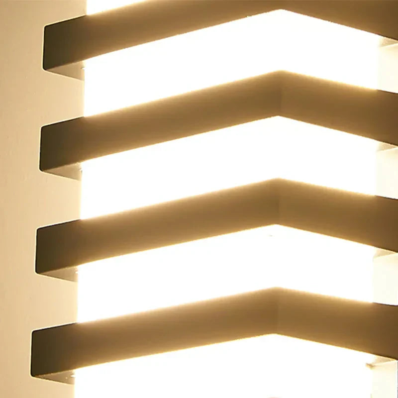 LED-Wandleuchte Außen | Aluminium | IP65 | Warmweiß