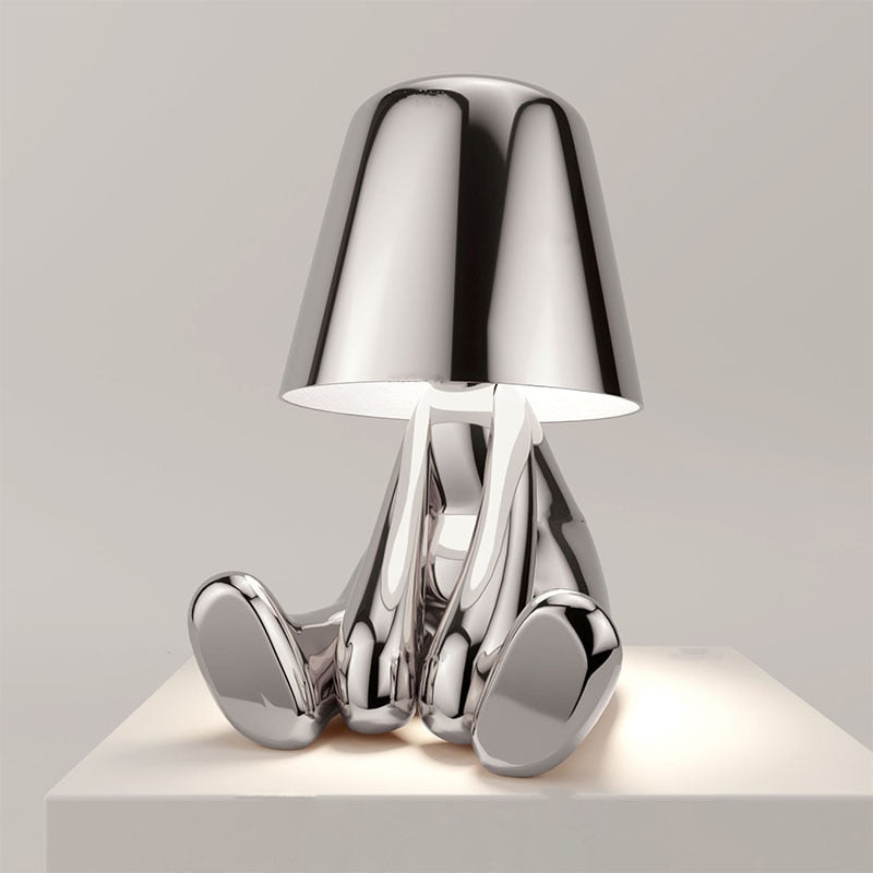 Tischlampe | Warmes Stimmungslicht | Wiederaufladbar | Modernes Design