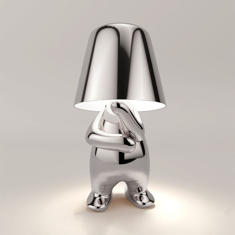 Tischlampe | Warmes Stimmungslicht | Wiederaufladbar | Modernes Design