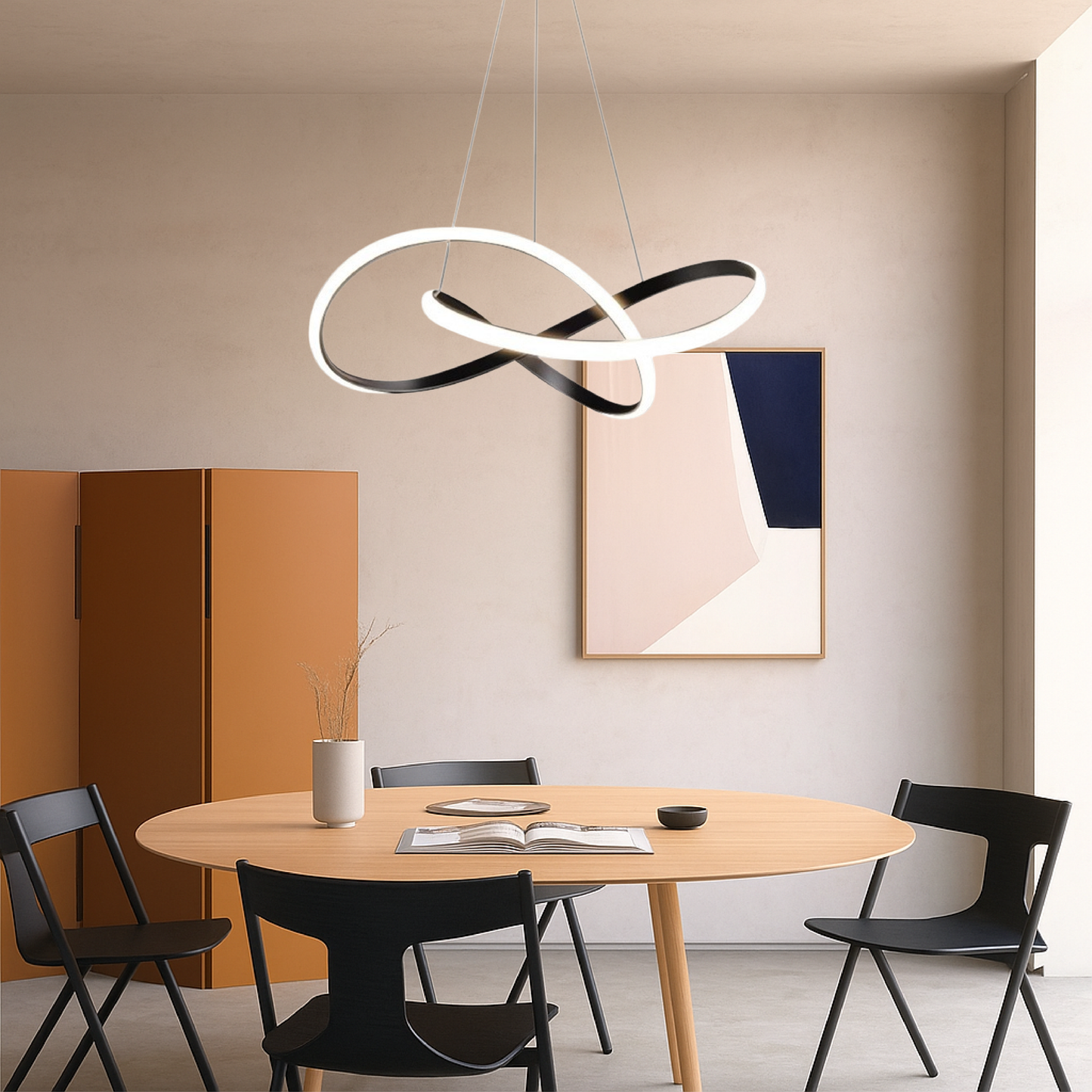 Pendelleuchte LED Loop | Dimmbar | Modern | Warmweiß