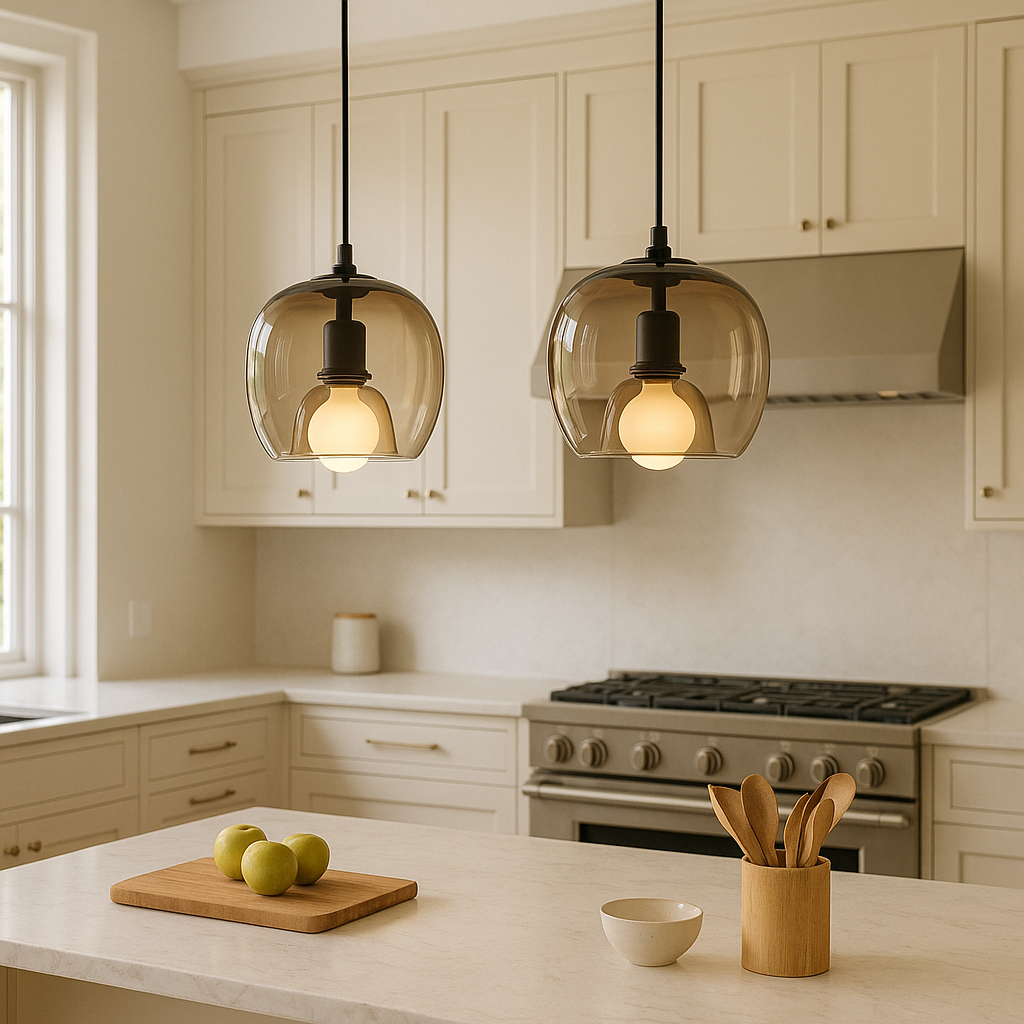 Pendelleuchte Ombre Glas | E27 | Warmweiß | Modern