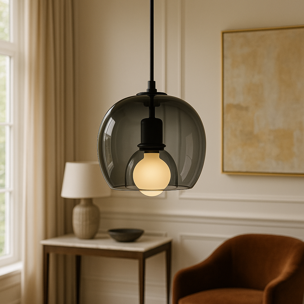 Pendelleuchte Ombre Glas | E27 | Warmweiß | Modern