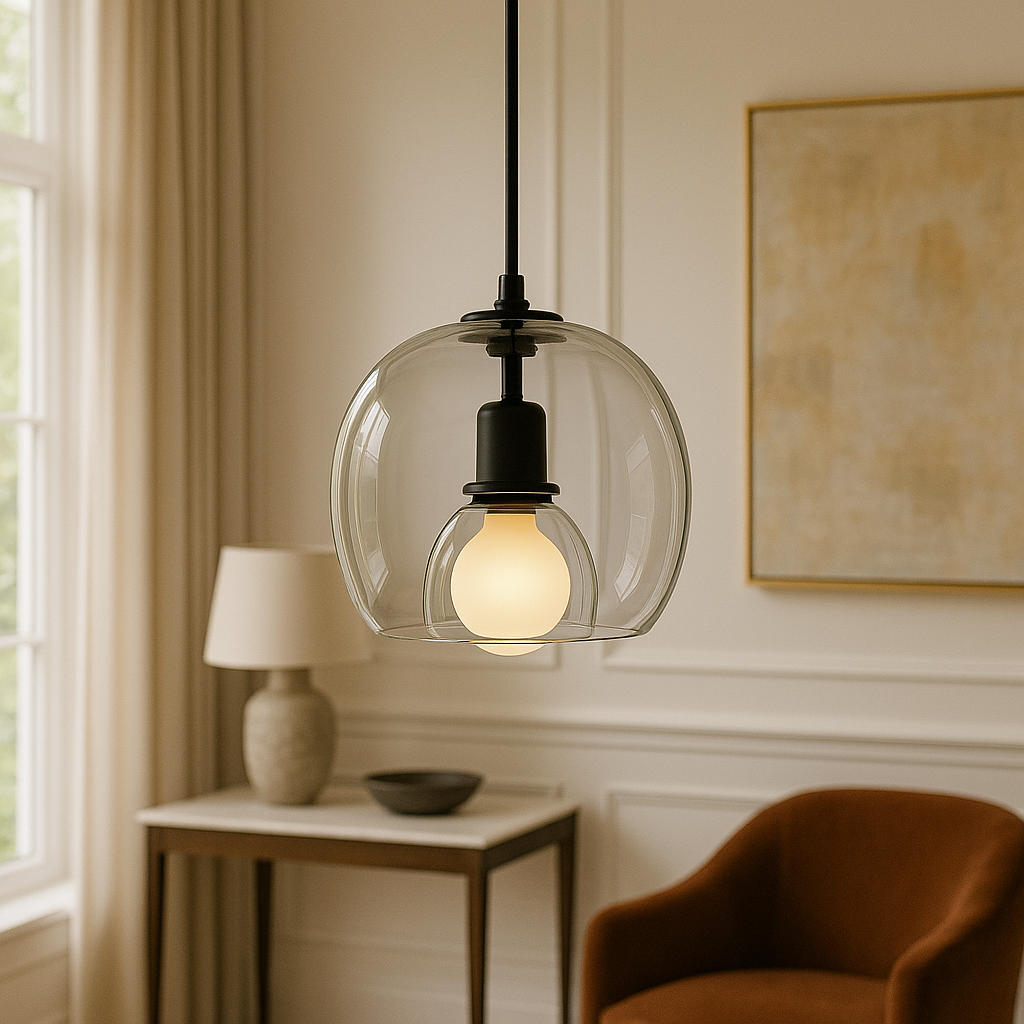 Pendelleuchte Ombre Glas | E27 | Warmweiß | Modern
