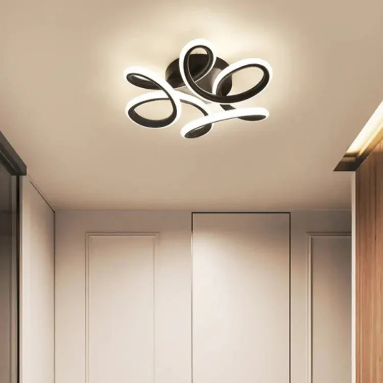 LED-Deckenleuchte | Modern | Schwarz & Weiß | Warmweiß & Kaltweiß