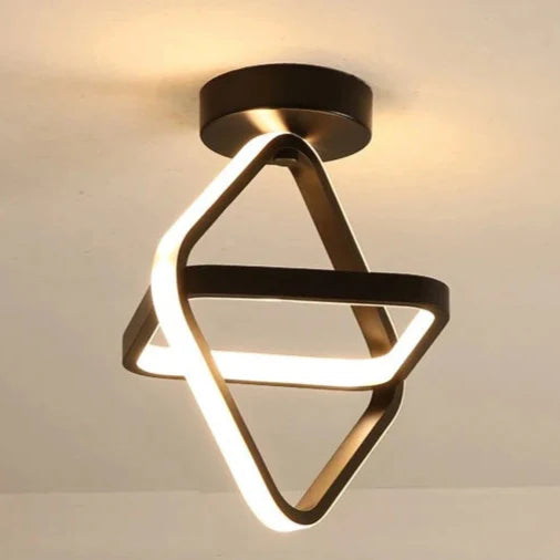 LED-Deckenleuchte | Modern | Schwarz oder Weiß | Flach & Energiesparend