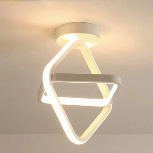 LED-Deckenleuchte | Modern | Schwarz oder Weiß | Flach & Energiesparend