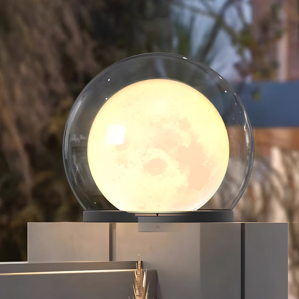 LED-Pfostenleuchte Kugel | Edelstahl | E27 | IP65 | Außen