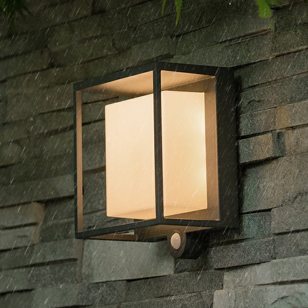 Solar-Wandleuchte mit Bewegungsmelder | LED | IP65 | Außen