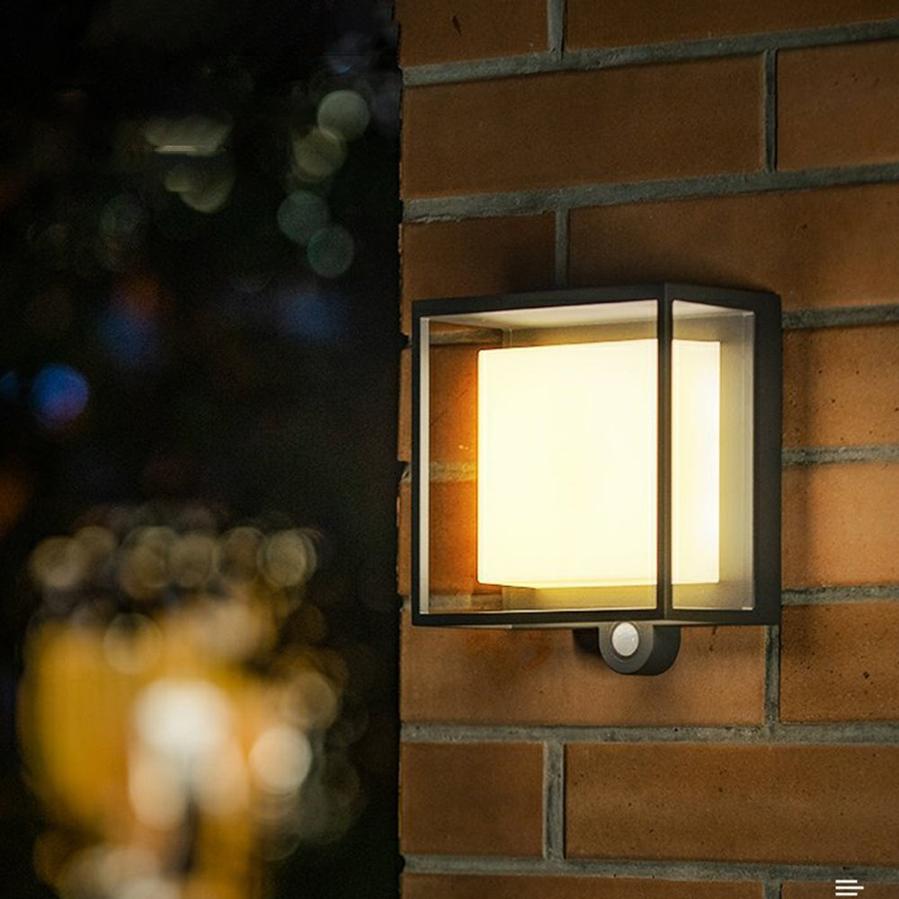 Solar-Wandleuchte mit Bewegungsmelder | LED | IP65 | Außen