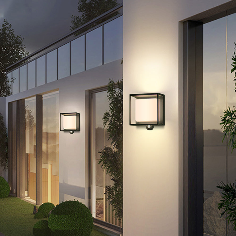 Solar-Wandleuchte mit Bewegungsmelder | LED | IP65 | Außen