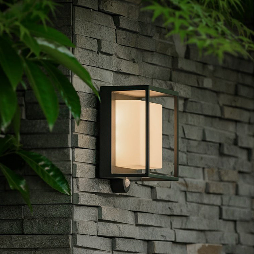 Solar-Wandleuchte mit Bewegungsmelder | LED | IP65 | Außen