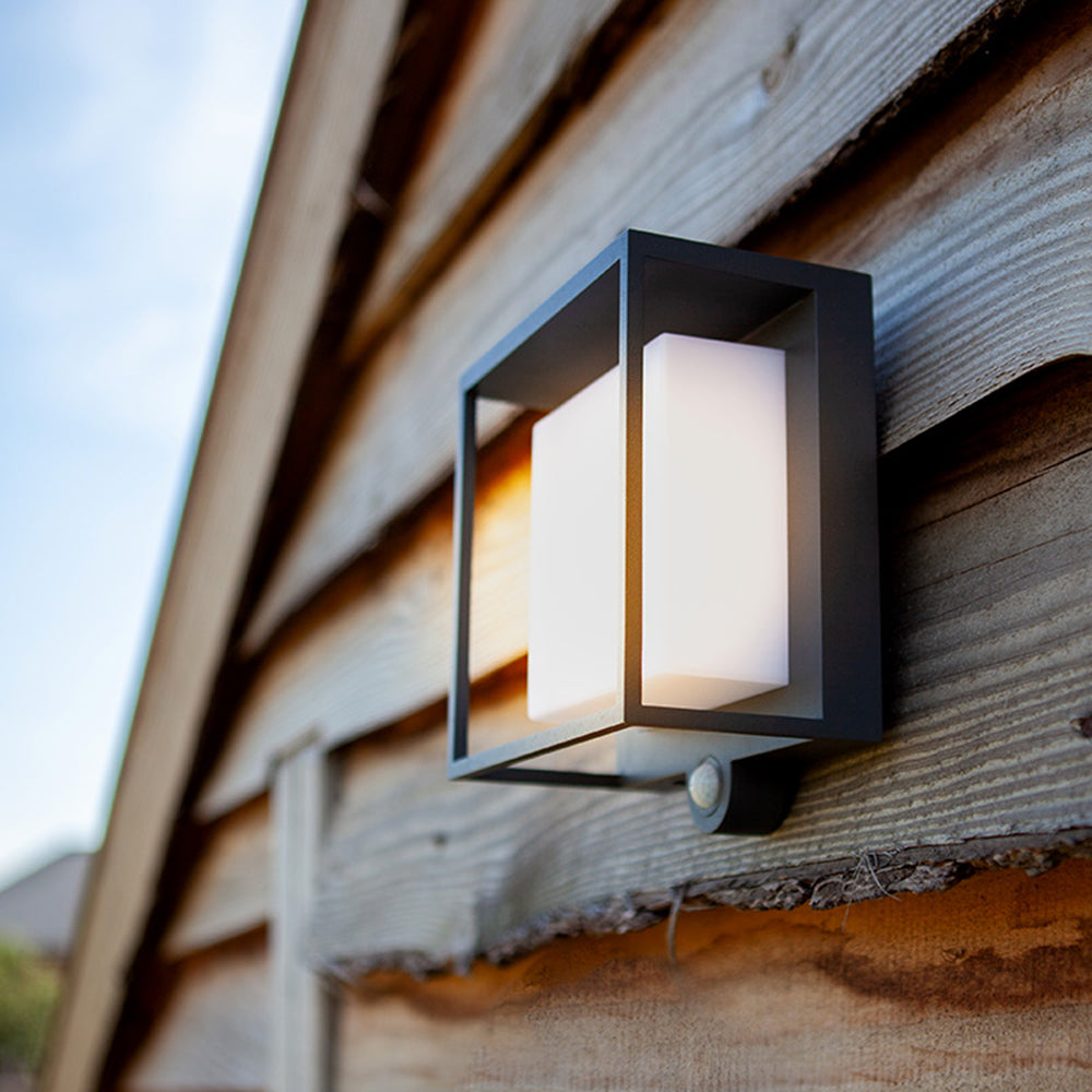 Solar-Wandleuchte mit Bewegungsmelder | LED | IP65 | Außen