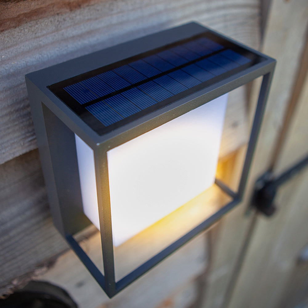 Solar-Wandleuchte mit Bewegungsmelder | LED | IP65 | Außen